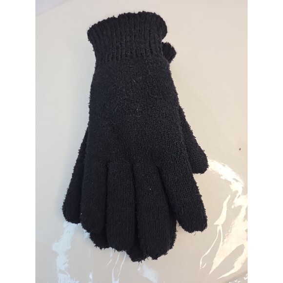 Isotoner Black Gloves Women’s One Size Smart Touch Eco Comfort Modern Soft NWT - Picture 3 of 7